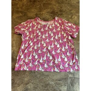 Disney Finding Nemo Mine Mine Mine  Seagulls Pink Shirt Size 1X EUC sold Out HTF